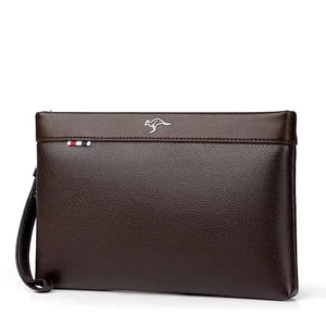 Pochette Homme Élégante en Cuir PU