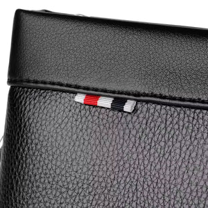 Pochette Homme Élégante en Cuir PU